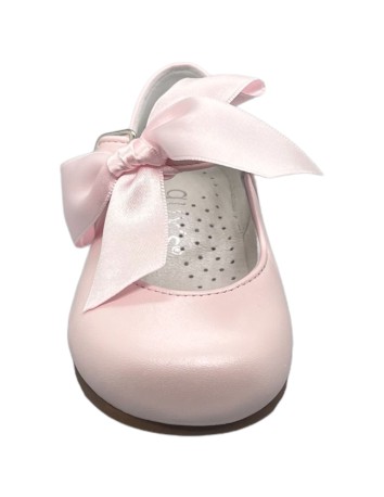 Guxs mercedita niña lazo piel color sintra rosa 2