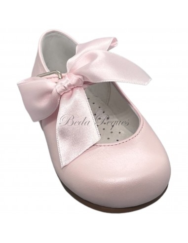 Guxs mercedita niña lazo piel color sintra rosa