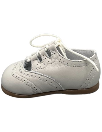 Guxs zapato ingles piel color marfil beige 2