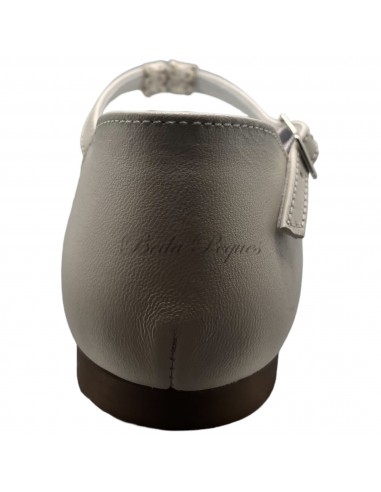 Guxs zapato niña piel metal beige