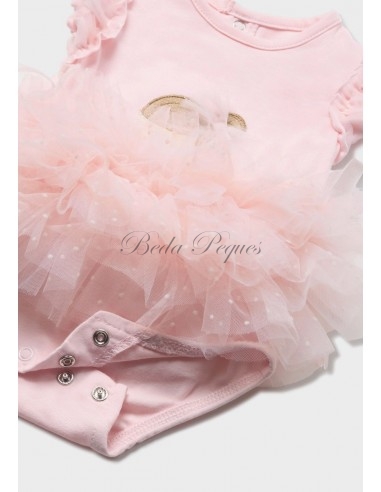 Mayoral newborn body tutu con diadema