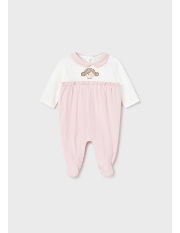 Mayoral newborn set 2 peleles largos color rosa baby 2