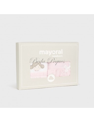 Mayoral newborn set 2 peleles largos color rosa...