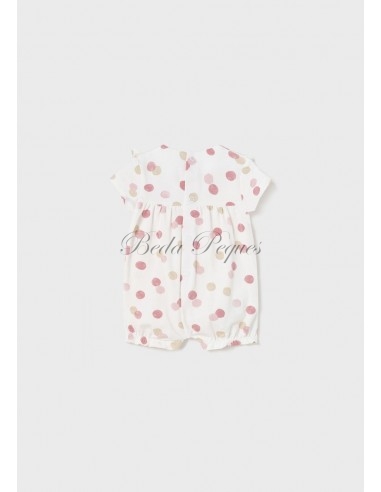 Mayoral newborn set 2 peleles cortos color rosa...