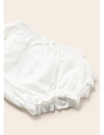 Mayoral newborn braguita punto volantes color Blanco