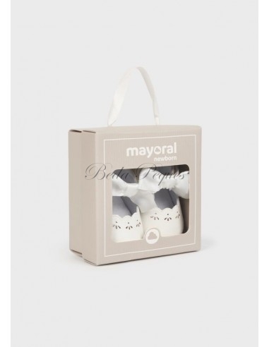 Mayoral newborn merceditas lazada color blanco
