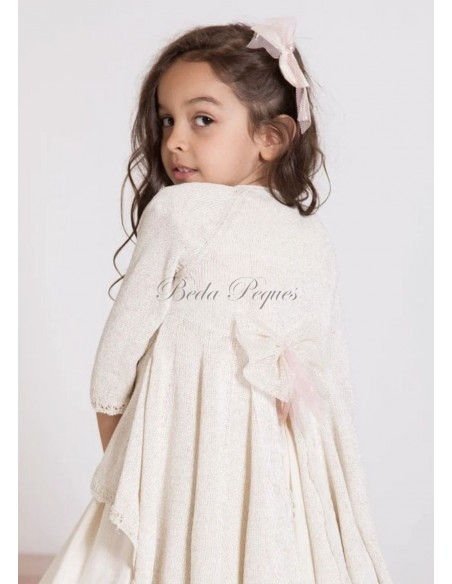 Kauli chaqueta punto niña beige colección Cocktail23