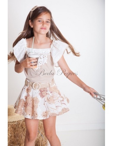 Kauli camiseta niña camel colección Tierra