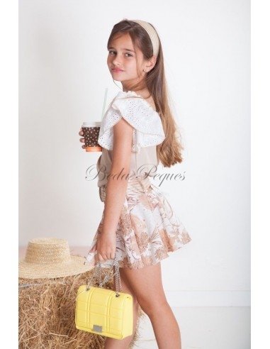 Kauli camiseta niña camel colección Tierra