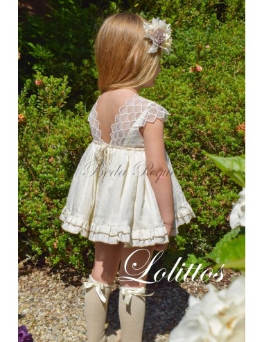 Lolittos jesusuto niña beige claro colección Crema