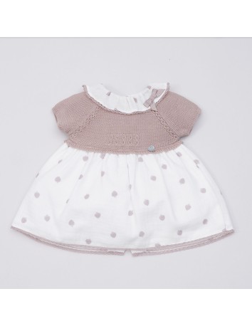 Pangasa vestido bebé color fresas vintage