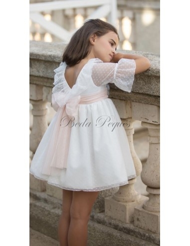 Lovely Day vestido ceremonia niña tul plumeti...