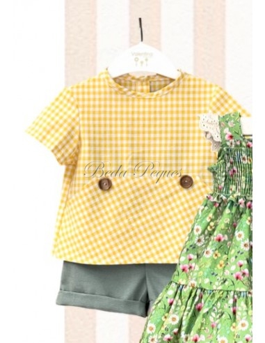 Valentina Bebés conjunto niño pantalón y camisa...