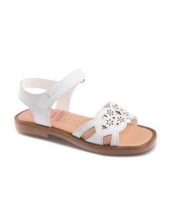 Pablosky sandalia niña 420500 piel color blanco colección...