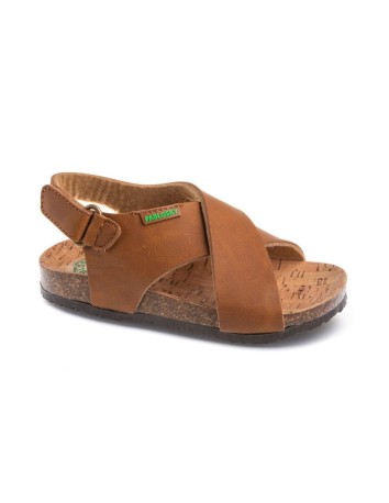 Pablosky sandalia niño 508670 piel color camel colección...
