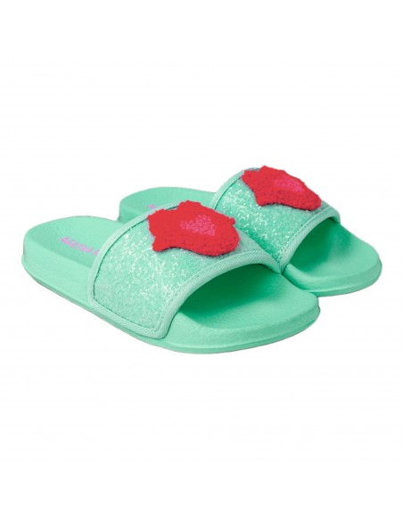Calzado Para Niño, Corte Textil Y Piso Sintetico color Turquesa (Mat)