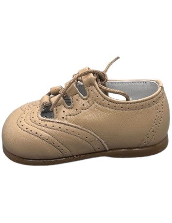 Guxs zapato ingles piel color castor porcelana 2