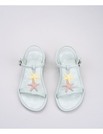 Sandalia de Igor modelo Tricia color blanco estrellas menta 2