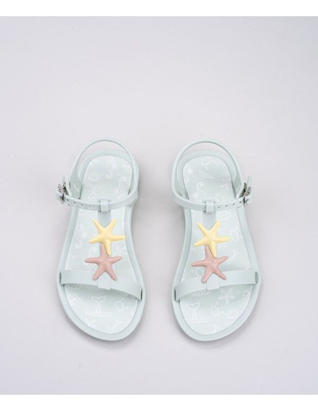 Sandalia de Igor modelo Tricia color blanco estrellas menta