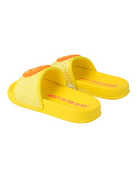 Calzado Para Niño, Corte Textil Y Piso Sintetico color Amarillo (Mat)