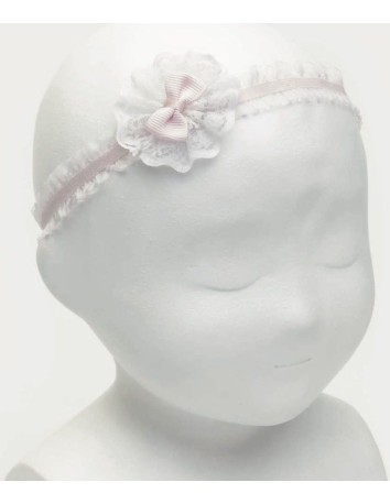 Siena cinta bebé muselina lacito color rosa bebé 2