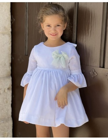 Copo vestido 4475 ceremonia niña verano 2023