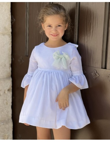 Copo vestido 4475 ceremonia niña verano 2023
