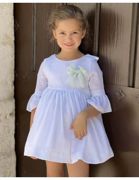 Copo vestido 4475 ceremonia niña verano 2023