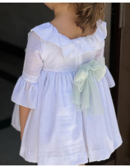 Copo vestido 4475 ceremonia niña verano 2023