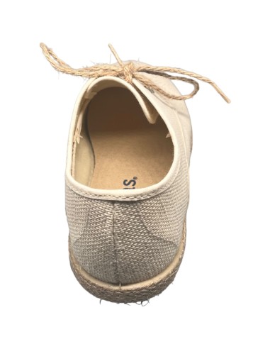 Blucher cordón Lino color Beige