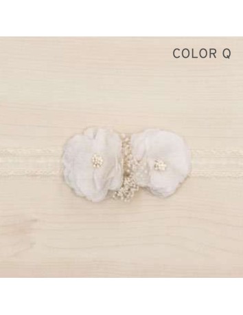 Siena Cinta anulable encaje flores Neus y Gypso Beige 2