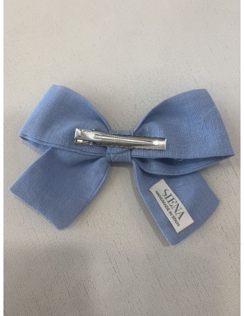 Pinza Pico Lazada Lino Azul 2