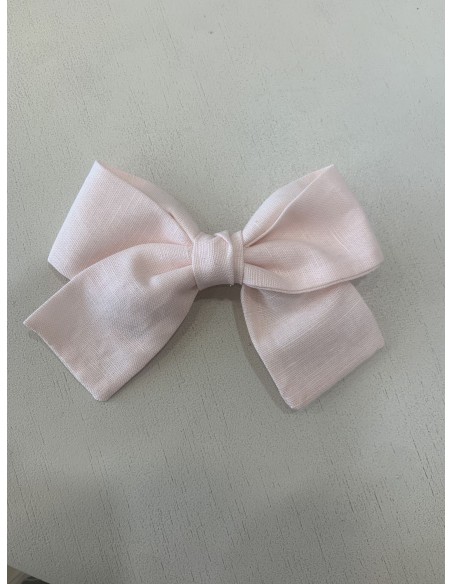 Pinza Pico Lazada Lino Rosa Combinado Color S