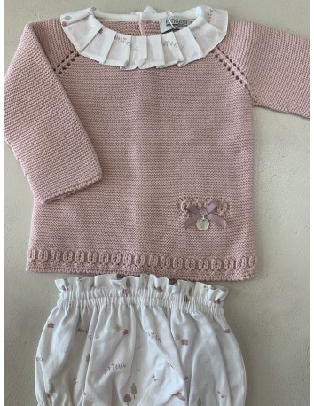 Pangasa Conjunto niña colección Nubes Rosa 2