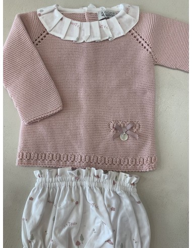 Pangasa Conjunto niña colección Nubes Rosa