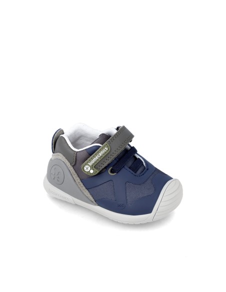Biomecanics zapato casual cierre autoadhesivo color Azul y Verde