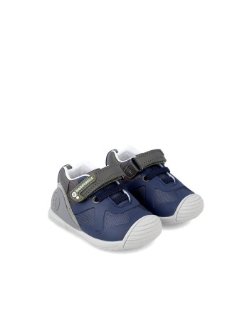 Biomecanics zapato casual cierre autoadhesivo color Azul...
