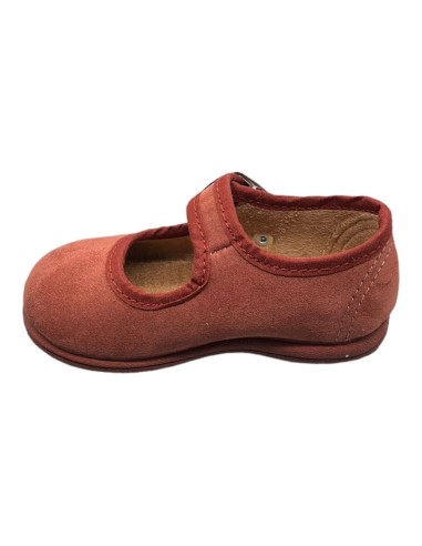 Merceditas piel Suede color Caldera