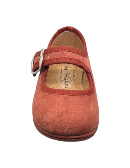 Merceditas piel Suede color Caldera