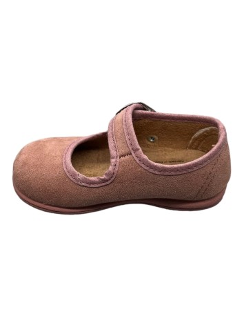 Merceditas piel Suede color Rosa Maquillaje 2