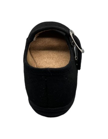 Merceditas piel Suede color Negro 2