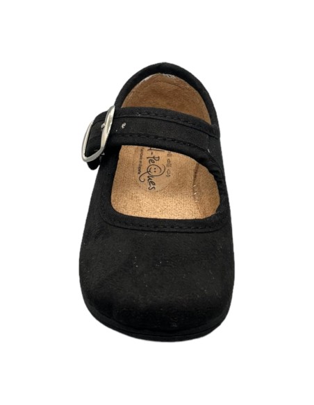 Merceditas piel Suede color Negro
