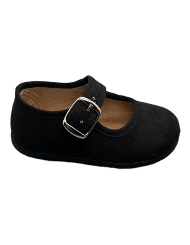 Merceditas piel Suede color Negro