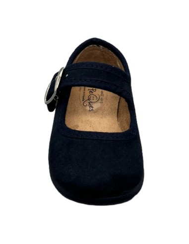 Merceditas piel Suede color Azul Marino