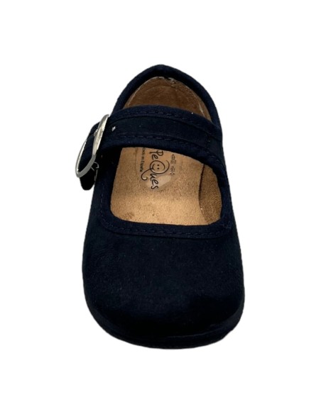 Merceditas piel Suede color Azul Marino