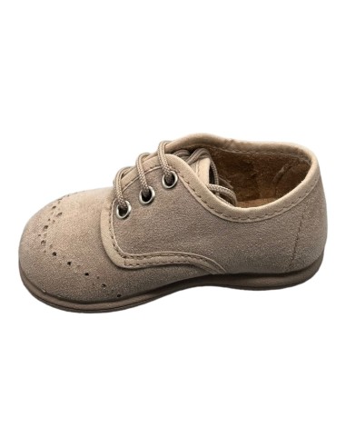 Zapato Blucher Niño color Beige