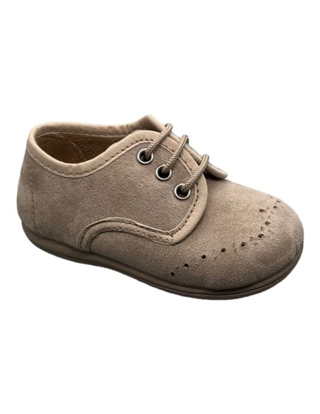 Zapato Blucher Niño color Beige