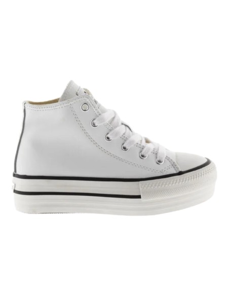 Victoria deportiva bota casual piel color blanco