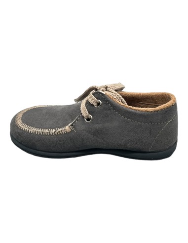 Zapato Blucher color gris