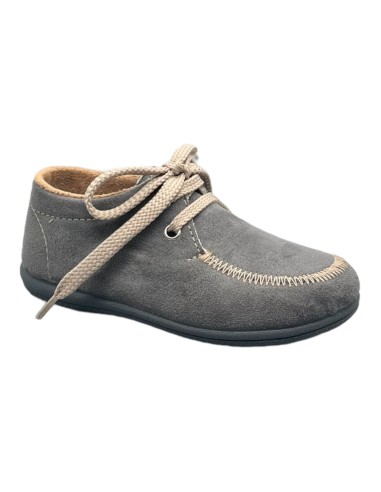 Zapato Blucher color gris